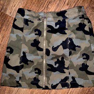 Camouflage skirt